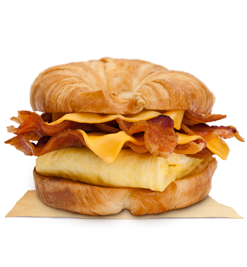 CROISSAN'WICH DOUBLE avec double bacon BURGER KING®