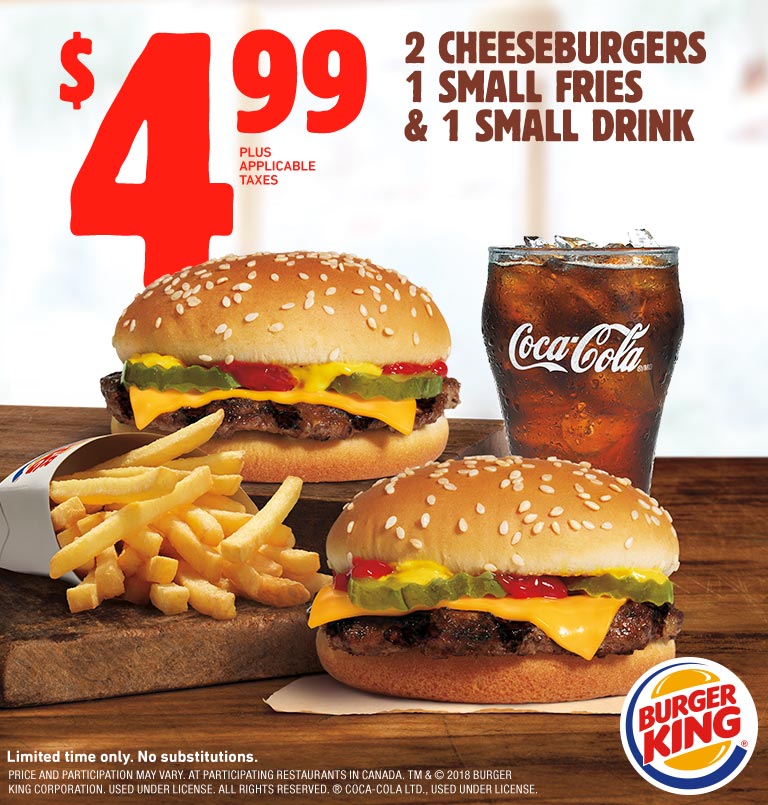 BURGER KING® Get Fresh offers 2 for $5